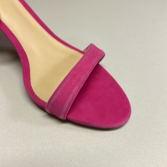 🔥🔥🔥NEW Alexandre Birman Blossom Pink Suede Heels - Picture 3 of 13